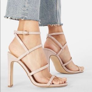 Lilac Heeled Dress Sandals - Melodee (Just Fab)
